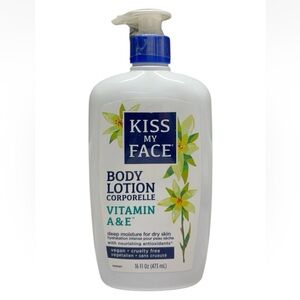 Kiss My Face Deep Moisture Body Lotion Vitamin A & E Vegan Original Seal 16oz
